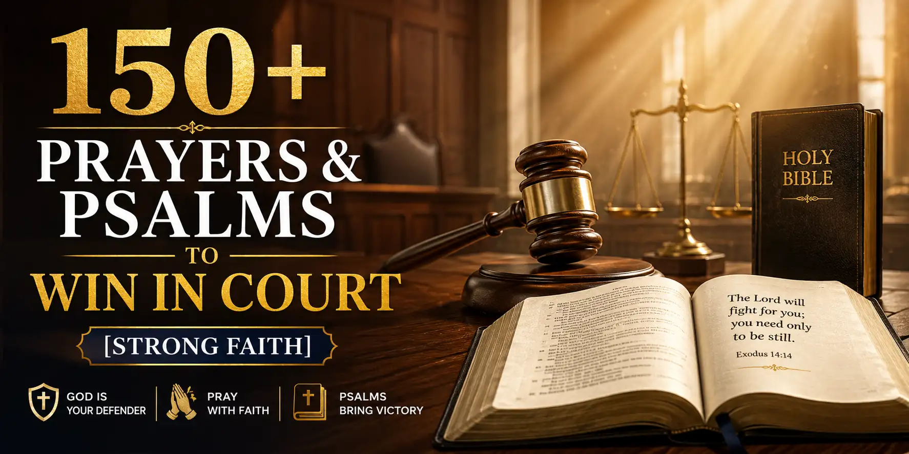 150+ Prayers & Psalms to Win in Court [Strong Faith]