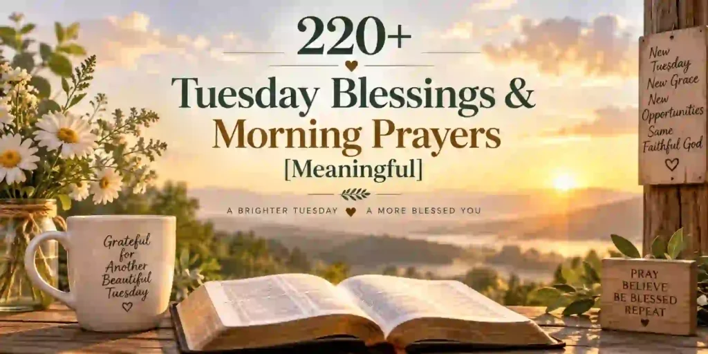 220+ Tuesday Blessings & Morning Prayers [Meaningful]