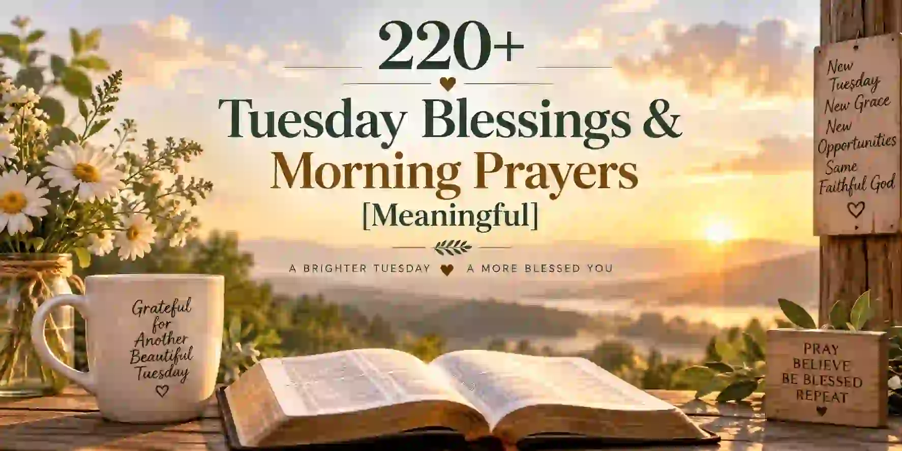 220+ Tuesday Blessings & Morning Prayers [Meaningful]