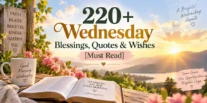 220+ Wednesday Blessings, Quotes & Wishes [Must Read] 