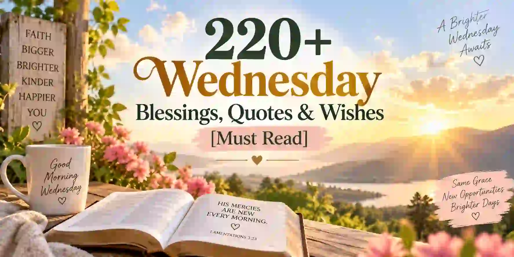 220+ Wednesday Blessings, Quotes & Wishes [Must Read] 