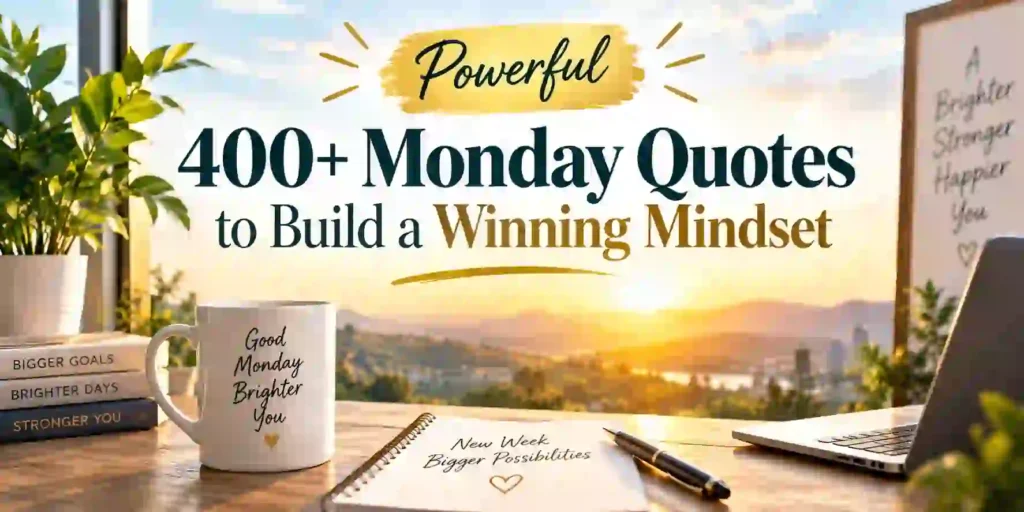 400+ Monday Quotes to Build a Winning Mindset [Powerful]