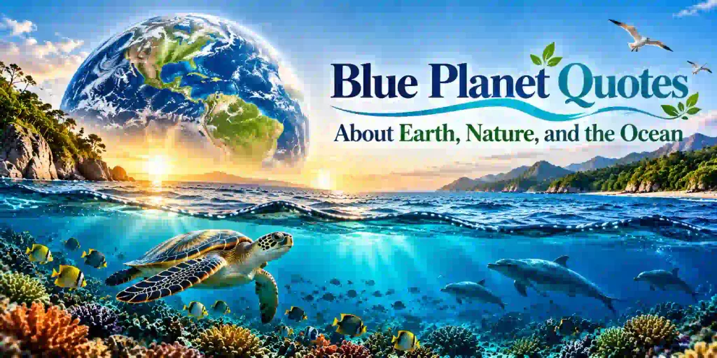 Blue Planet Quotes About Earth, Nature, and the Ocean