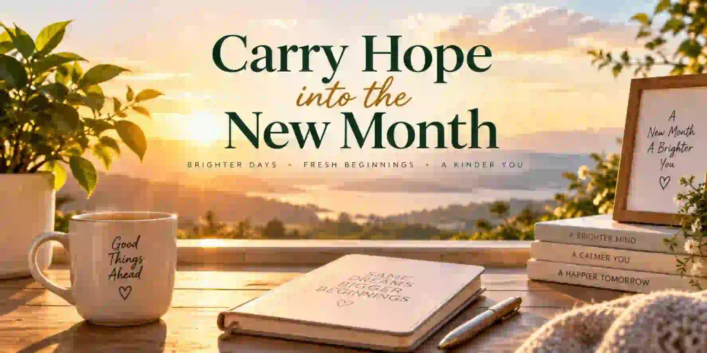 Carry Hope into the New Month