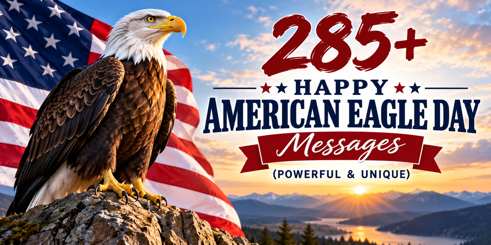 285+ Happy American Eagle Day Messages (Powerful & Unique)