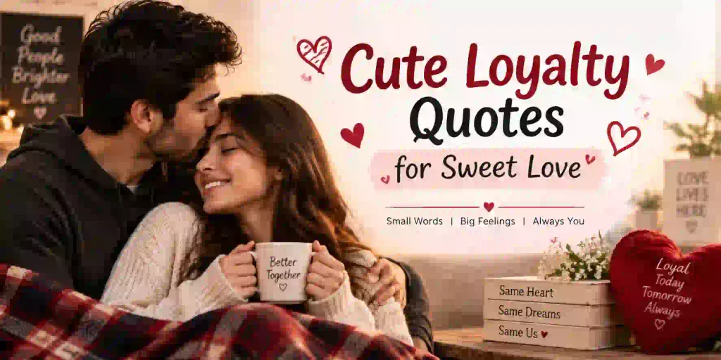 Cute Loyalty Quotes for Sweet Love