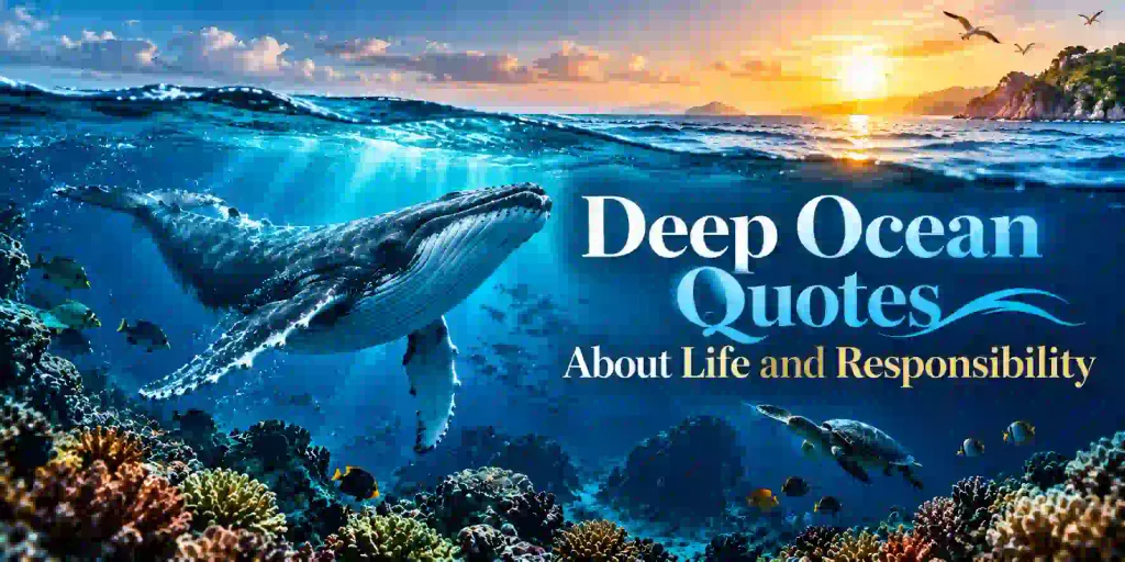 Deep Ocean Quotes About Life and Responsibility