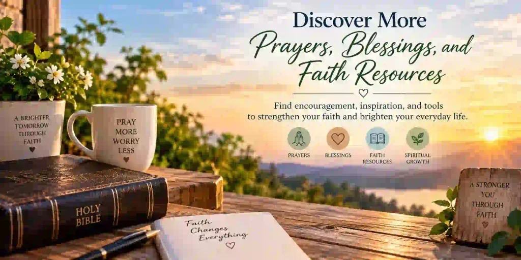 Discover More Prayers, Blessings, and Faith Resources