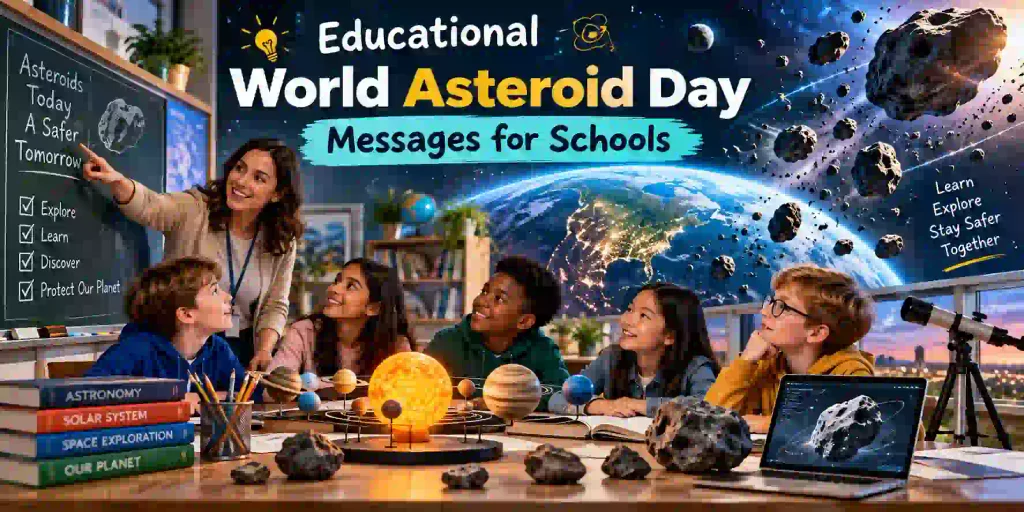 Educational World Asteroid Day Messages for Schools
