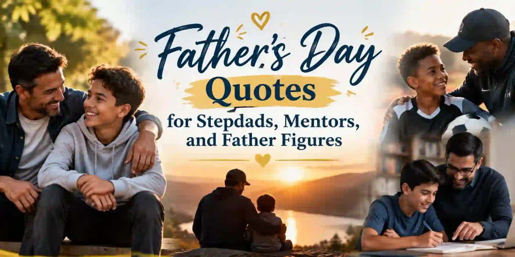 Father’s Day Quotes for Stepdads, Mentors, and Father Figures