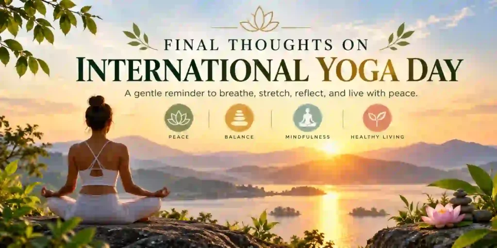 Final Thoughts on International Yoga Day