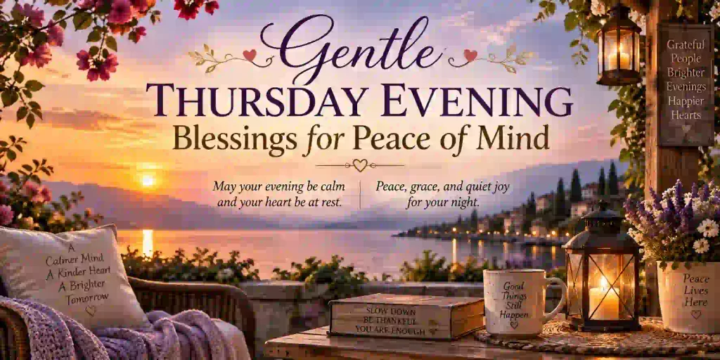Gentle Thursday Evening Blessings for Peace of Mind