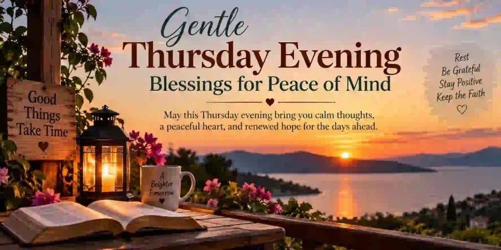 Grateful Thursday Evening Blessings for a Thankful Heart