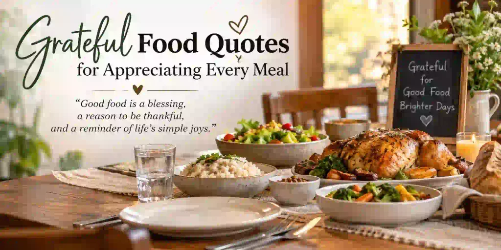 Grateful Food Quotes for Appreciating Every Meal
