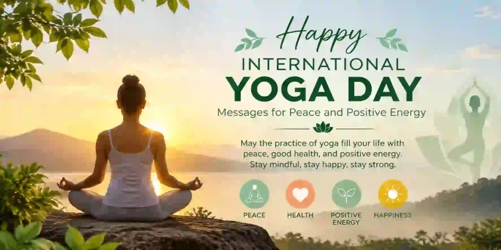 Happy International Yoga Day Messages for Peace and Positive Energy