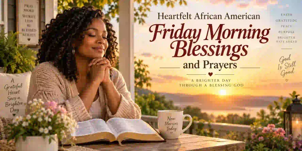 Heartfelt African American Friday Morning Blessings and Prayers