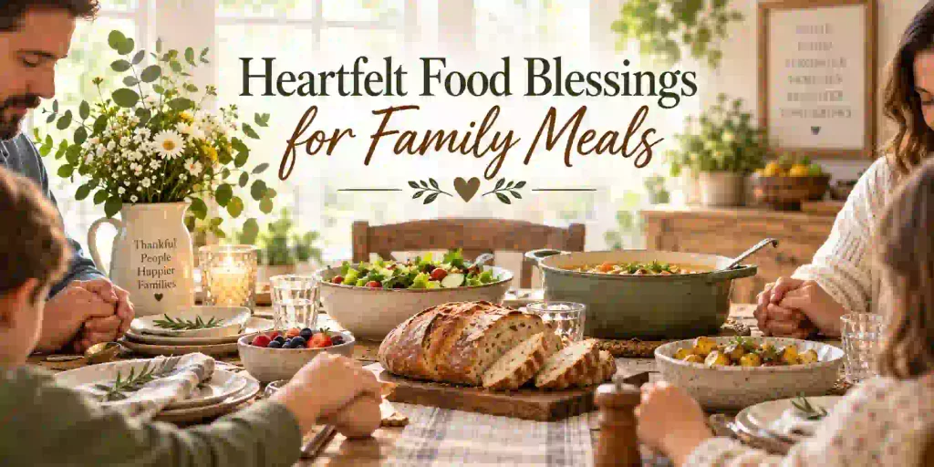 Heartfelt Food Blessings for Family Meals