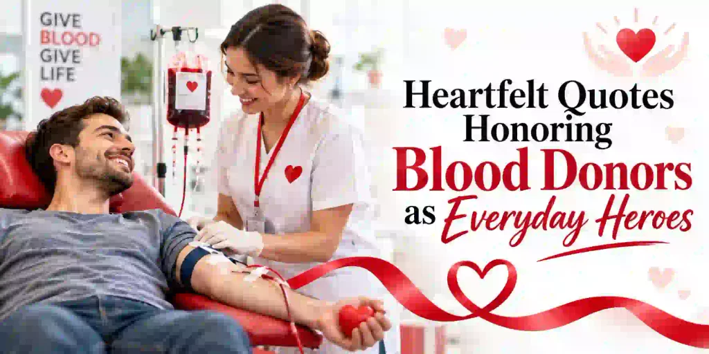Heartfelt Quotes Honoring Blood Donors as Everyday Heroes