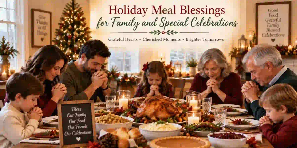 Holiday Meal Blessings for Family and Special Celebrations