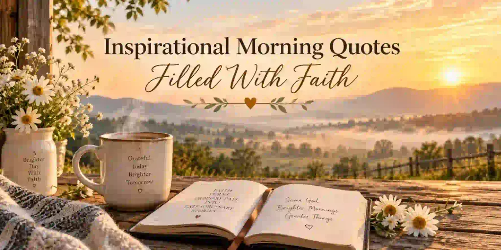 Inspirational Morning Quotes Filled With Faith