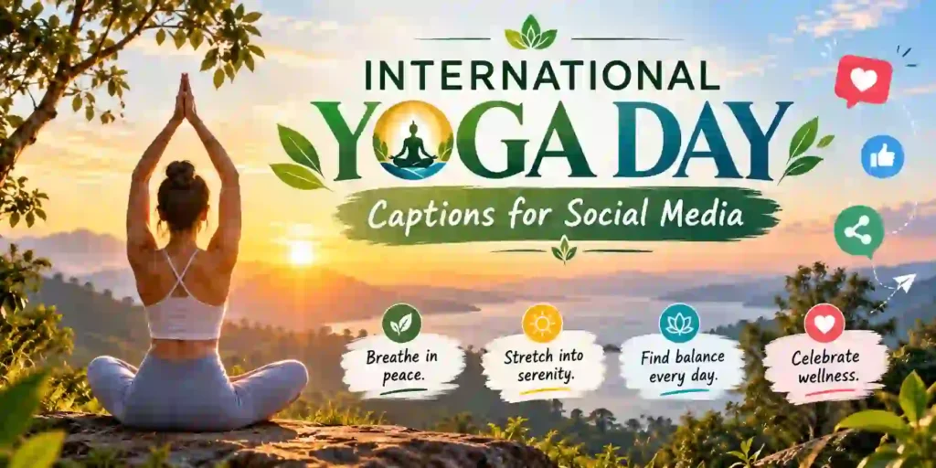International Yoga Day Captions for Social Media