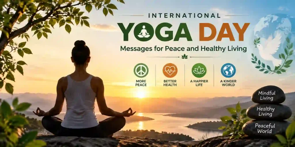 International Yoga Day Messages for Peace and Healthy Living