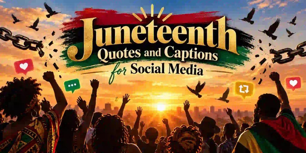 Juneteenth Quotes and Captions for Social Media
