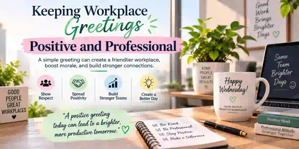 Keeping Workplace Greetings Positive and Professional
