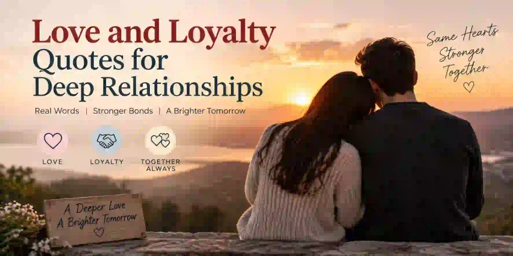 Love and Loyalty Quotes for Deep Relationships