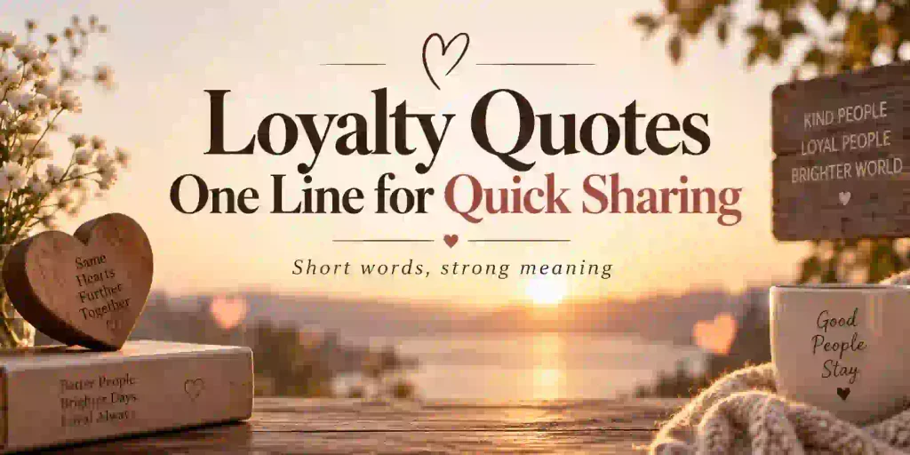 Loyalty Quotes One Line for Quick Sharing