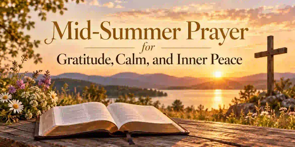 Mid-Summer Prayer for Gratitude, Calm, and Inner Peace
