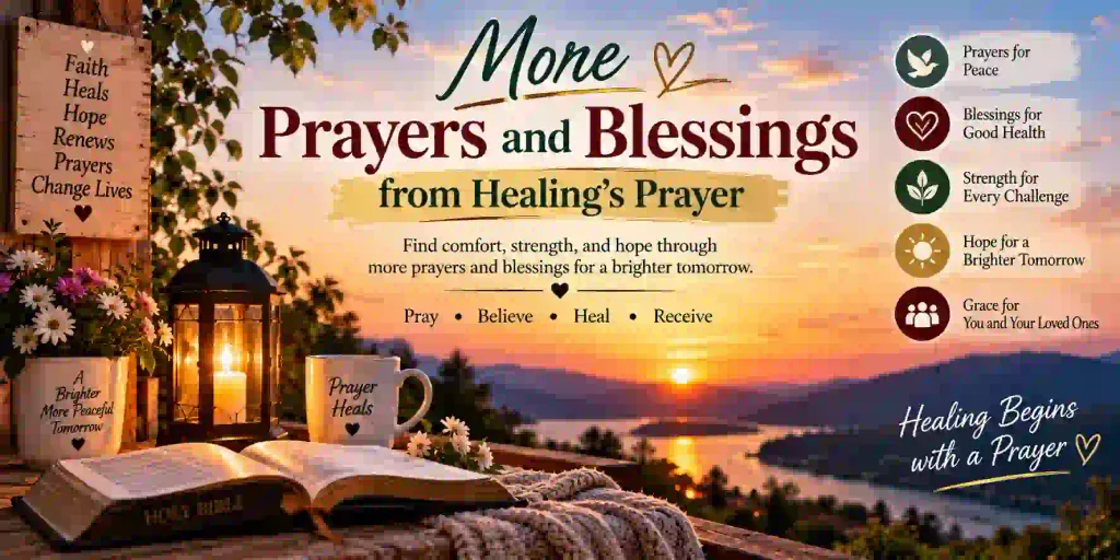 More Prayers and Blessings from Healing’s Prayer