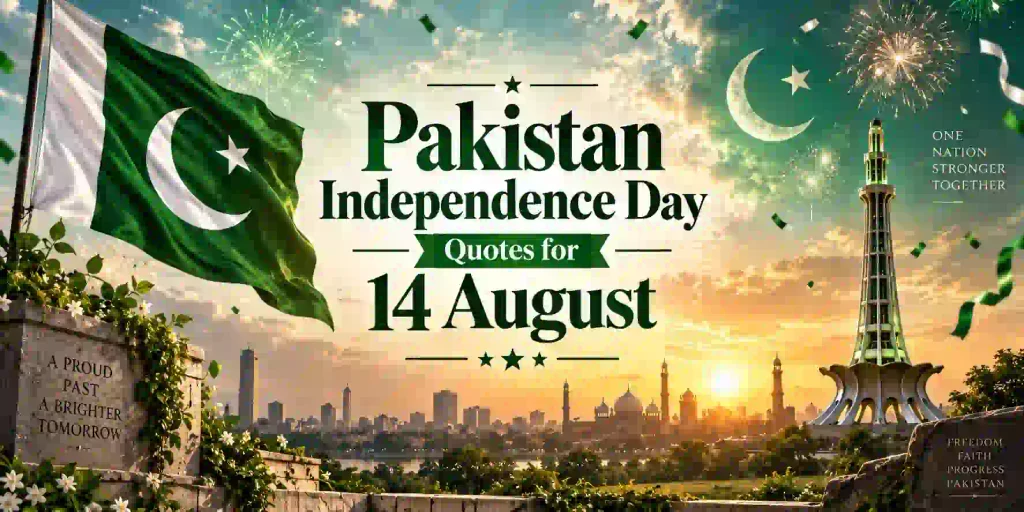 Pakistan Independence Day Quotes for 14 August