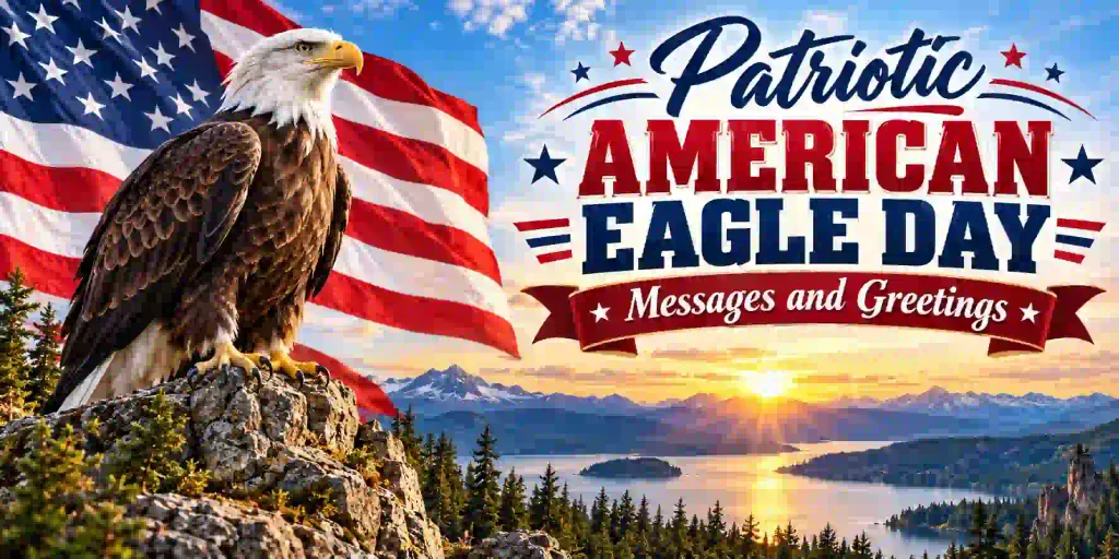 Patriotic American Eagle Day Messages and Greetings