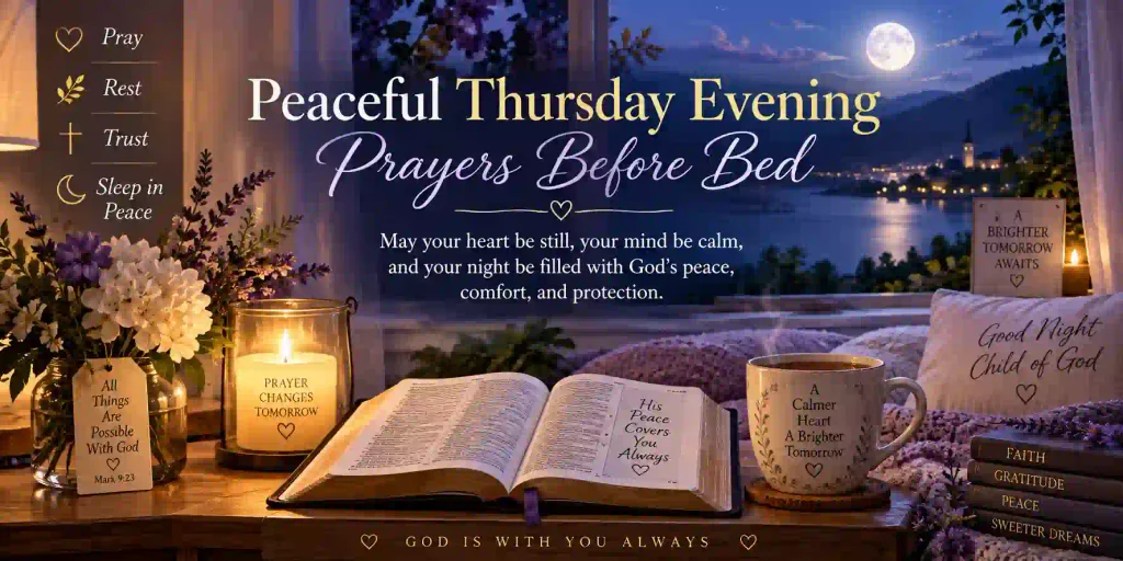 Peaceful Thursday Evening Prayers Before Bed