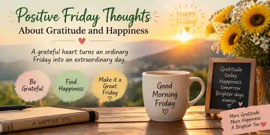 Positive Friday Thoughts About Gratitude and Happiness