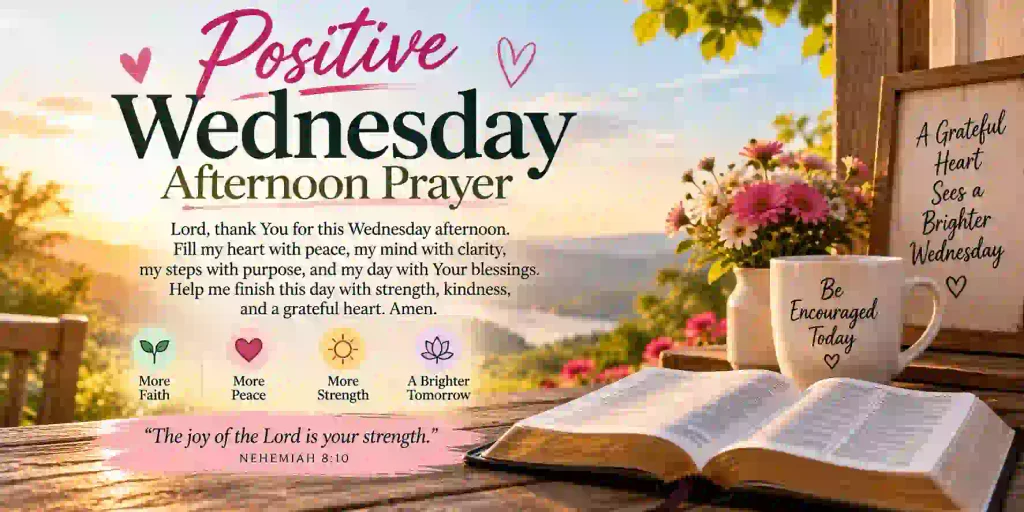 Positive Wednesday Afternoon Prayer