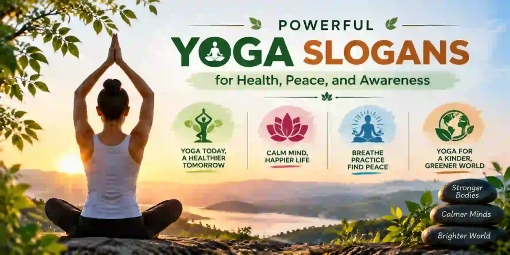 Powerful Yoga Slogans for Health, Peace, and Awareness