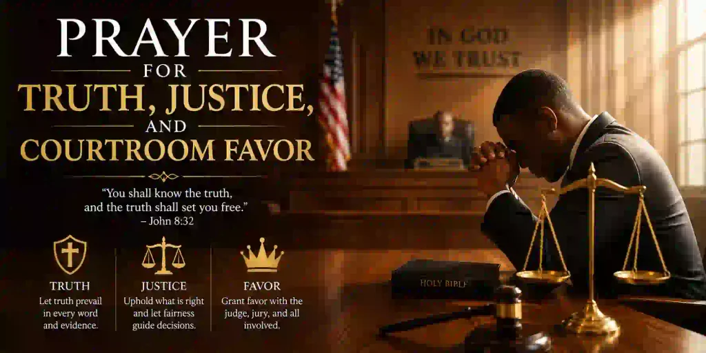 Prayer for Truth, Justice, and Courtroom Favor
