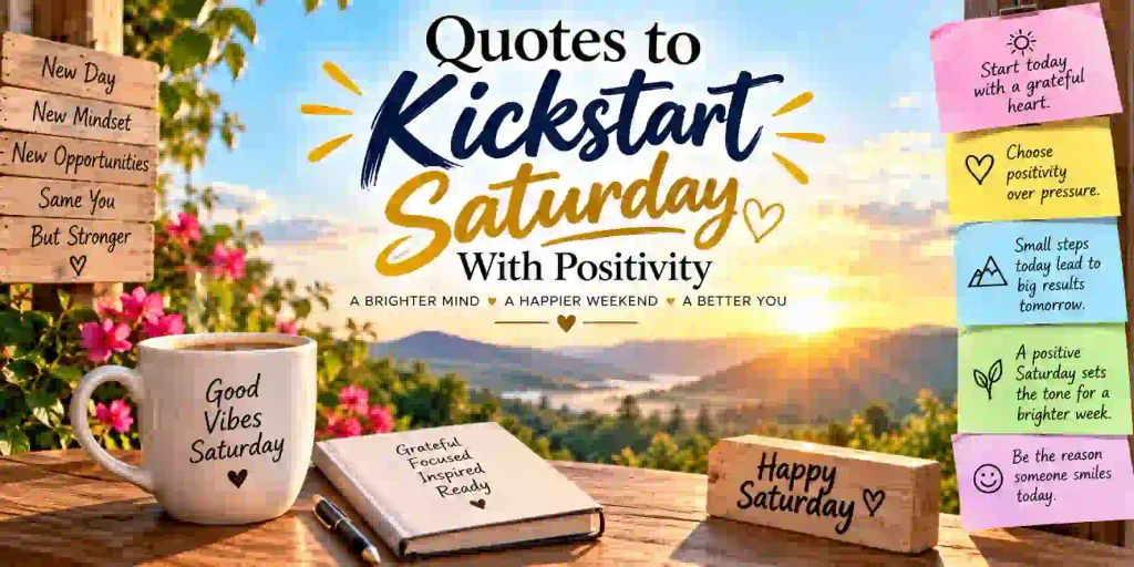 Quotes to Kickstart Saturday With Positivity