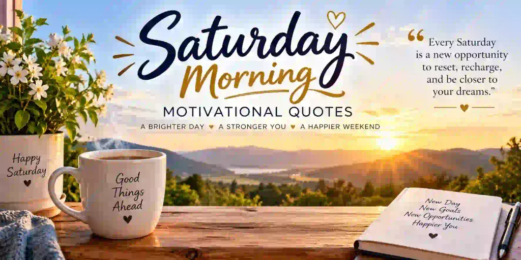 Saturday Morning Motivational Quotes