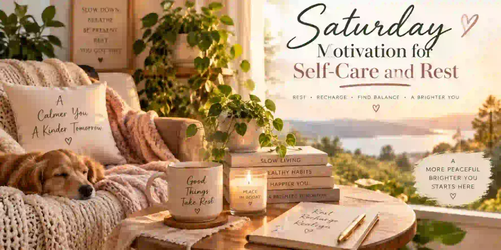 Saturday Motivation for Self-Care and Rest