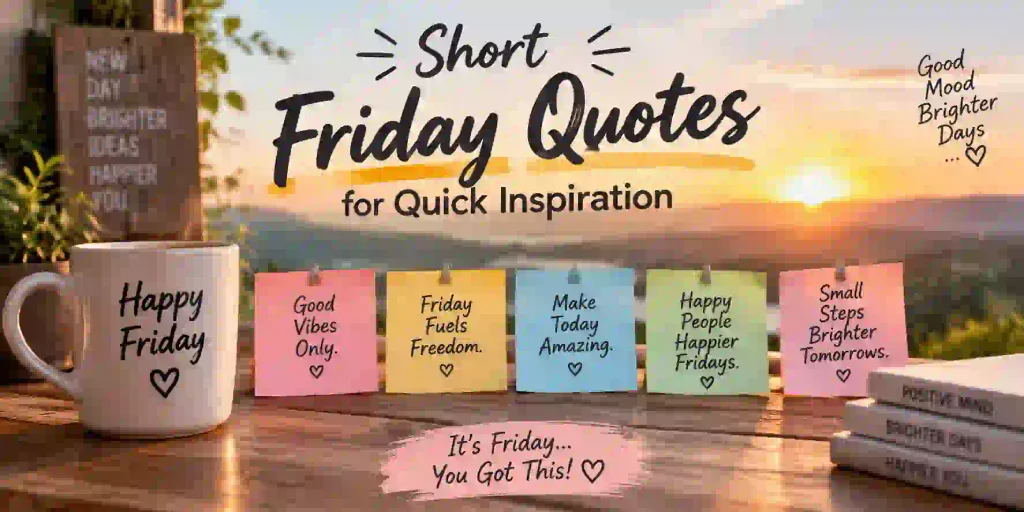 Short Friday Quotes for Quick Inspiration