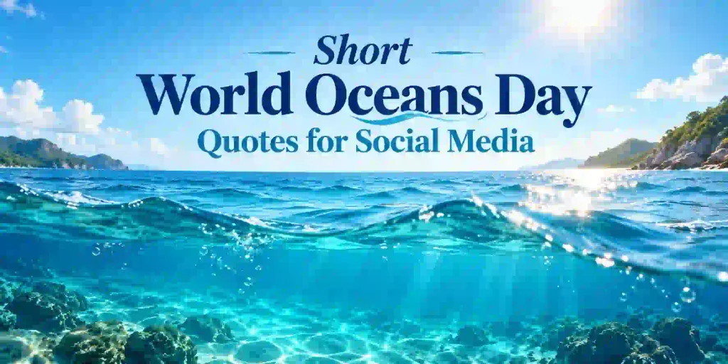 Short World Oceans Day Quotes for Social Media