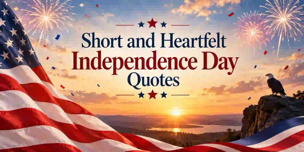 Short and Heartfelt Independence Day Quotes
