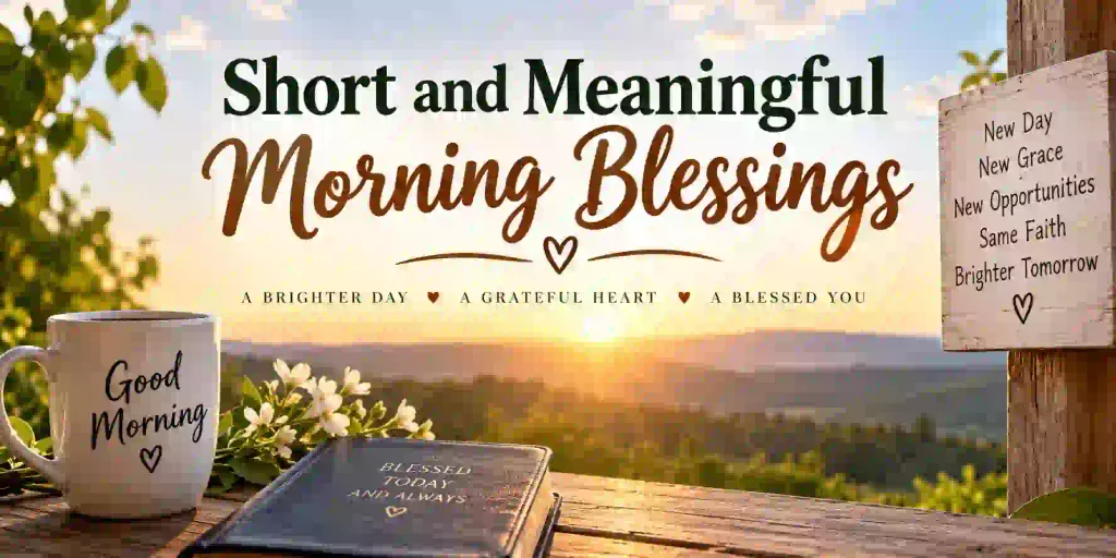 Short and Meaningful Morning Blessings