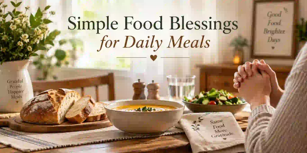 Simple Food Blessings for Daily Meals