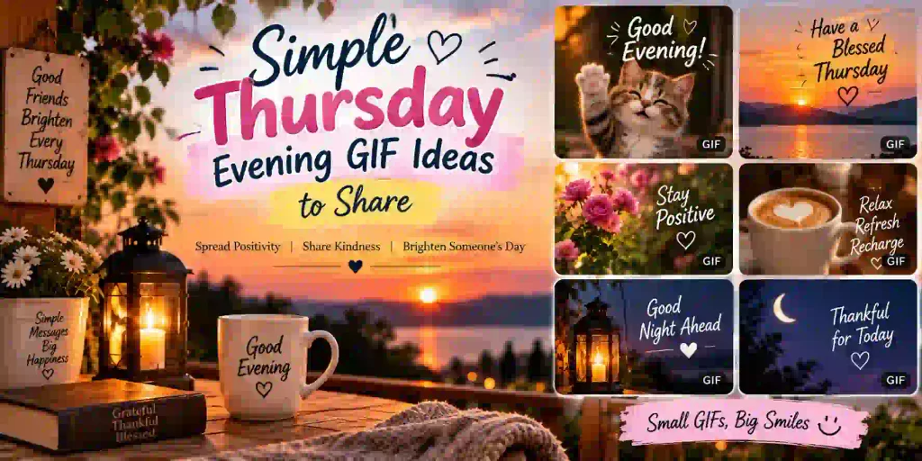 Simple Thursday Evening GIF Ideas to Share
