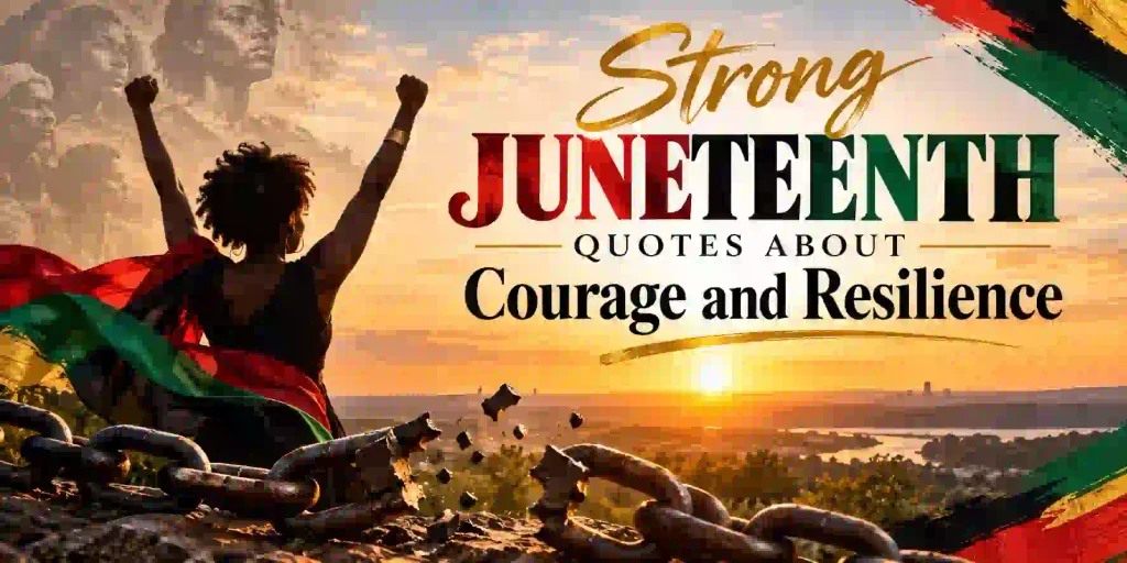 Strong Juneteenth Quotes About Courage and Resilience