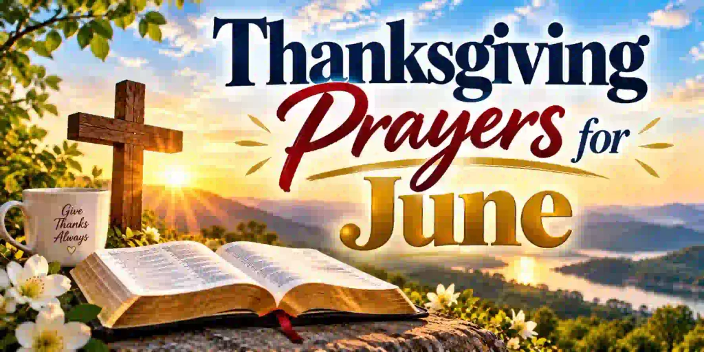 Thanksgiving Prayers for June